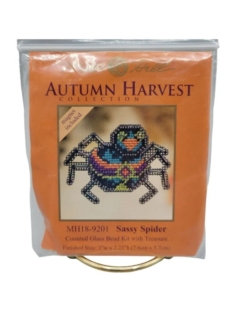 Halloween Glass Bead Kits Autumn Harvest Collection New Mill Hill Set of 3